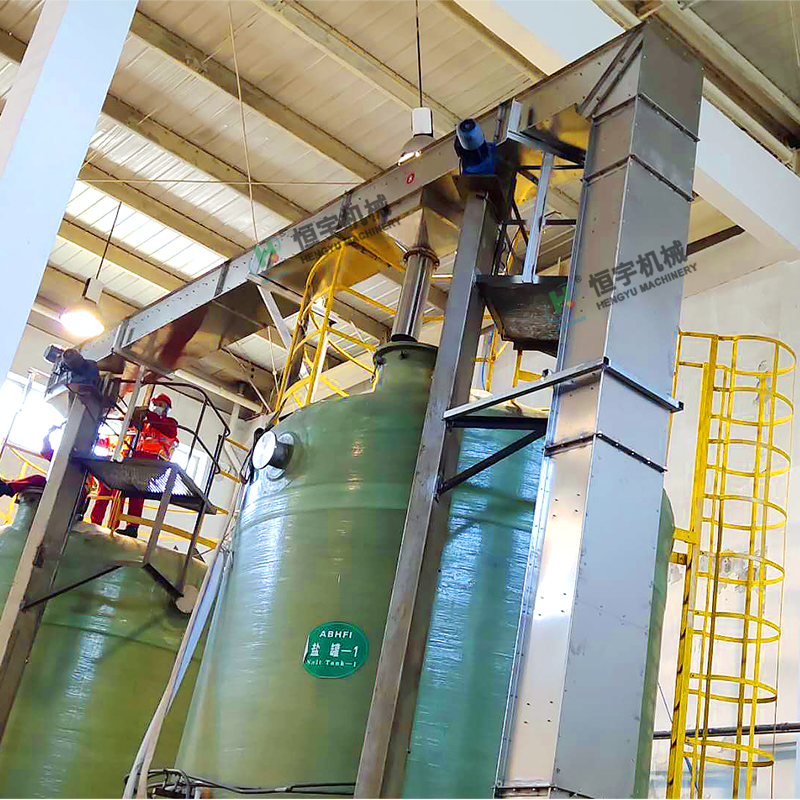 bucket elevator using scene